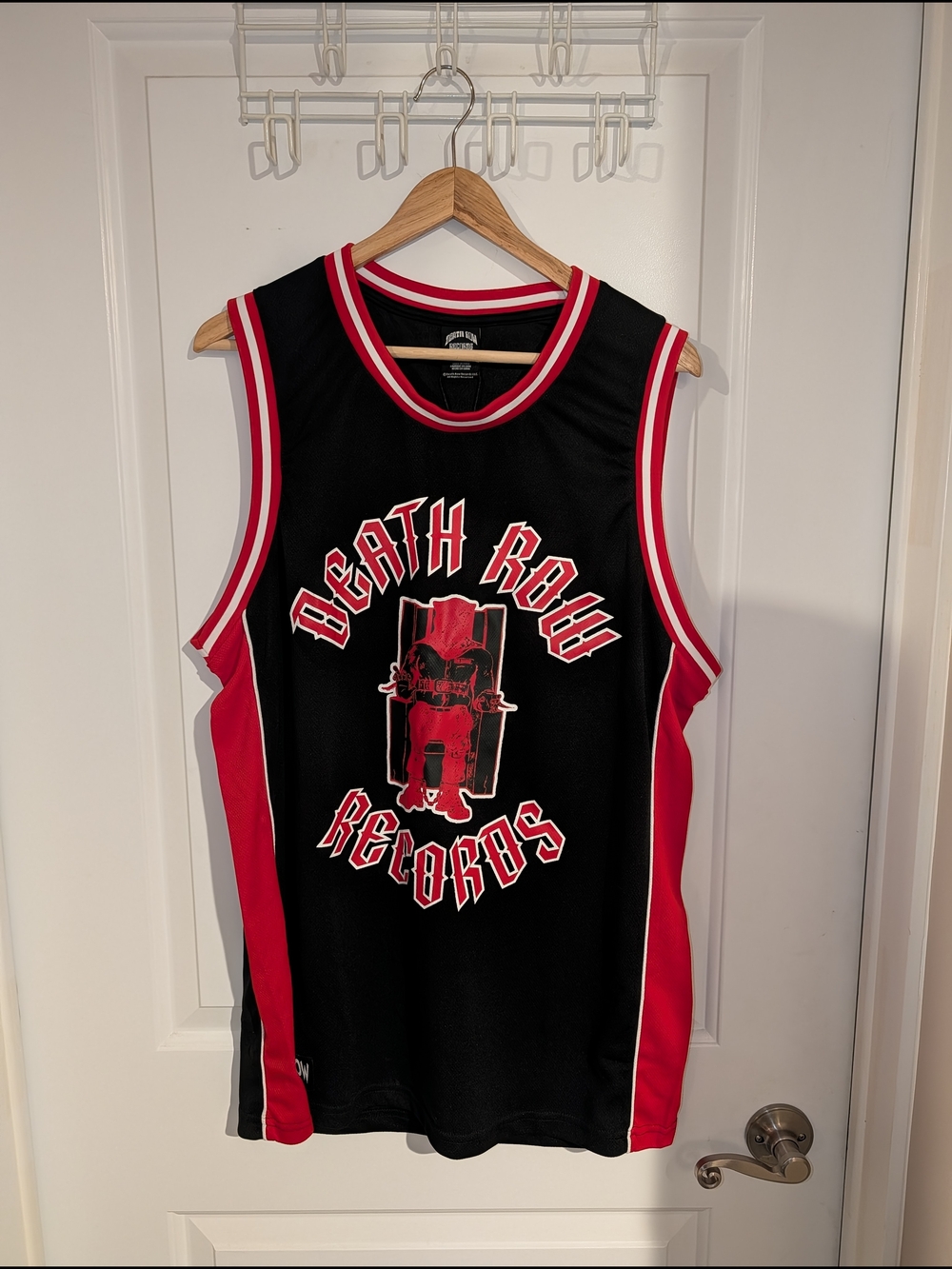 ⭐3 For $20⭐ Death Row Records Black & Red Sleevelesa Basketball Jersey